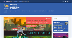 Desktop Screenshot of ciclismoasturiano.es