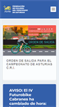 Mobile Screenshot of ciclismoasturiano.es